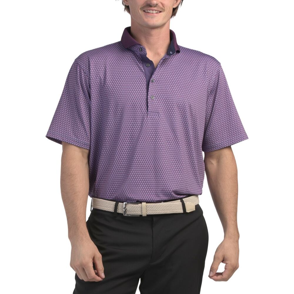 Greyson Volcano Diaries Golf Polo sz XL New, with tags Purple